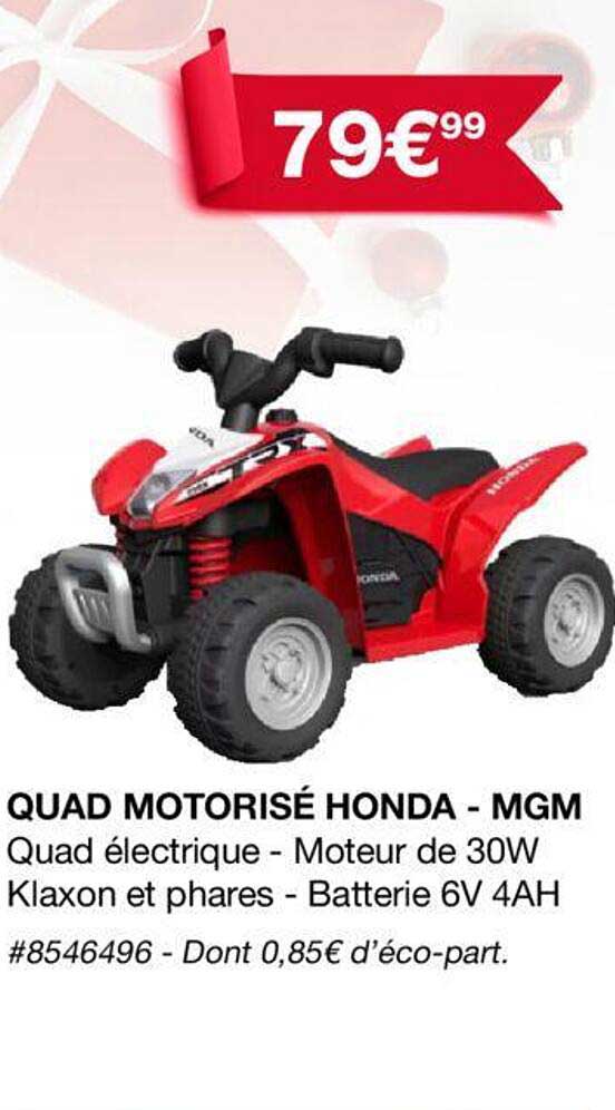 quad motorisé honda - mgm