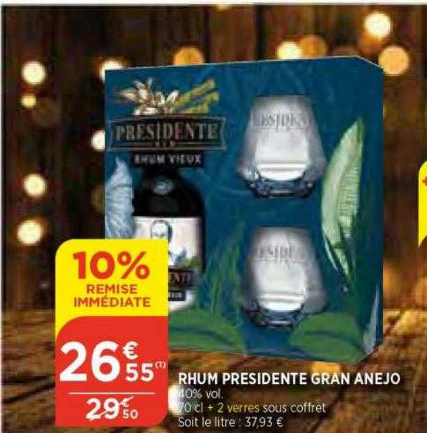 rhum presidente gran anejo