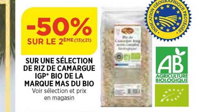 riz de camargue igp bio de la marque mas du bio
