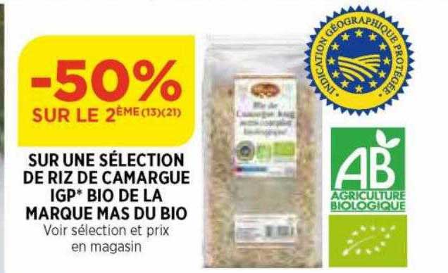 riz de camargue igp bio de la marque mas du bio