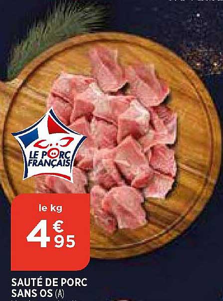 Sauté De Porc Sans Os