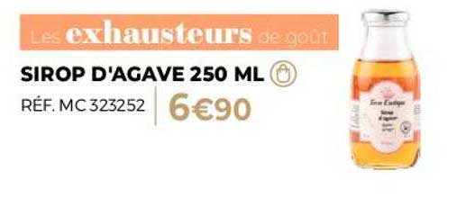 sirop d'agave 250ml