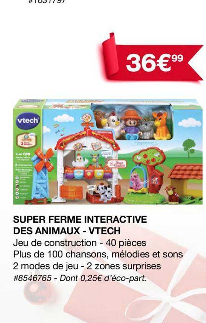 super ferme interactive des animaux - vtech