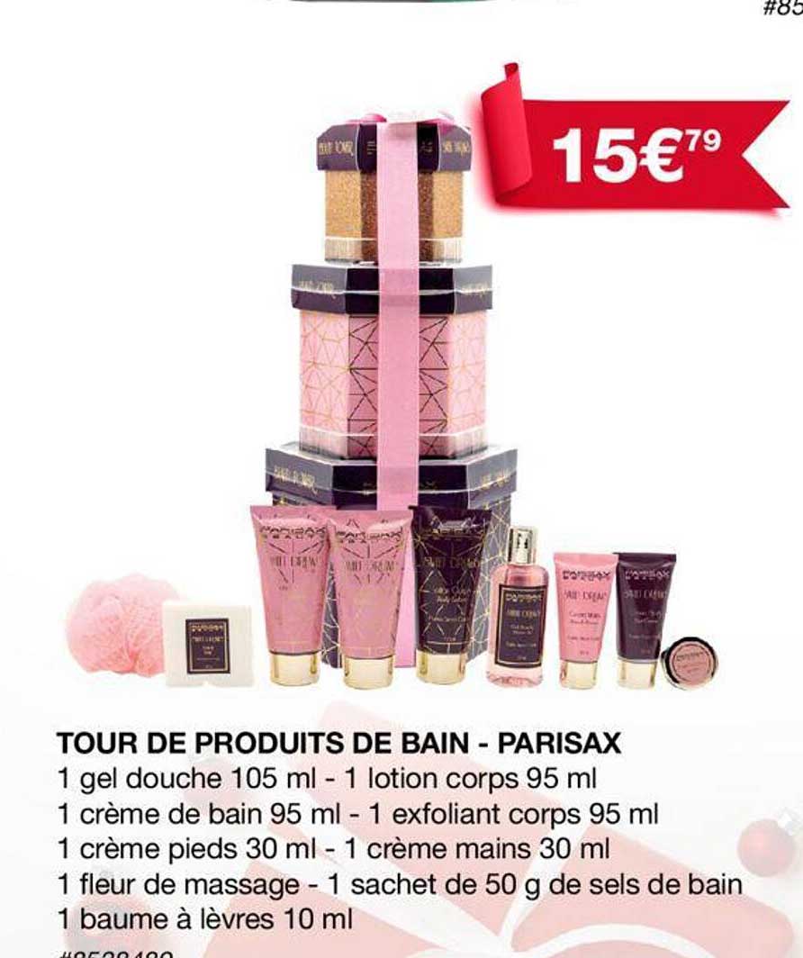 tour de produits de bain - parisax