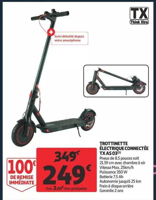trottinette électrique connectée txas03
