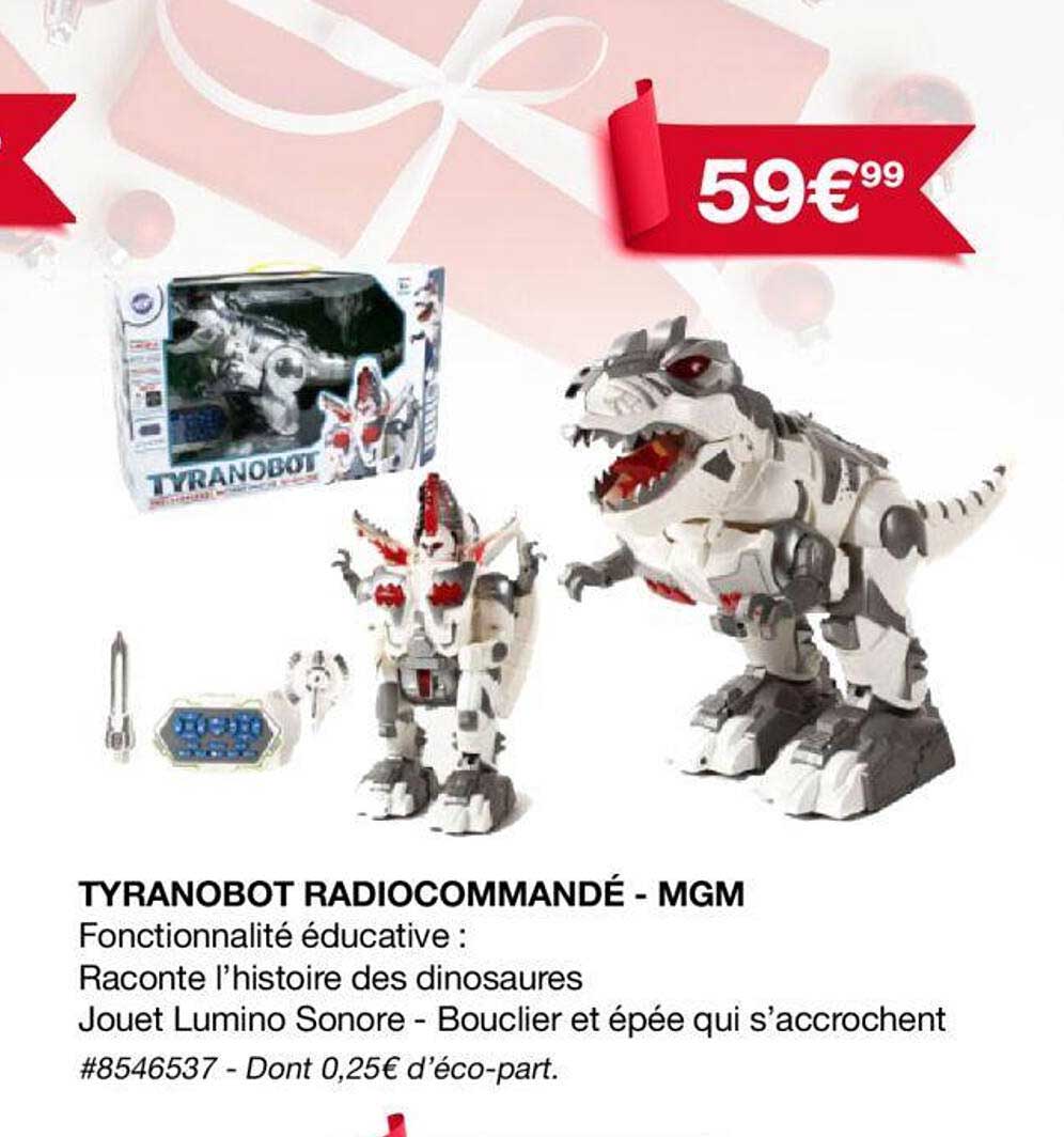 tyranobot radiocommandé - mgm