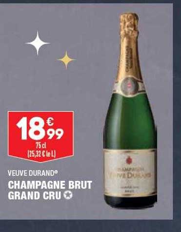 veuve durand champagne brut grand cru