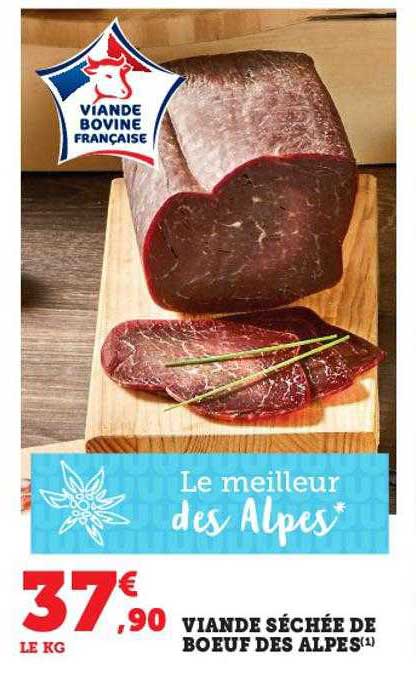 Viande Séchée De Bœuf Des Alpes