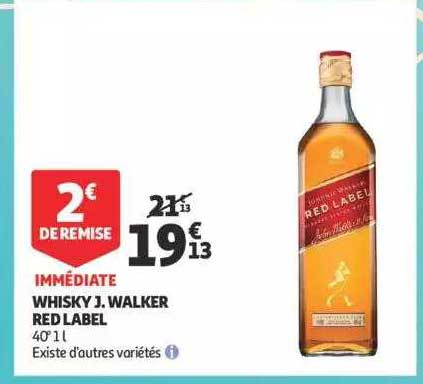 whisky j. walker red label