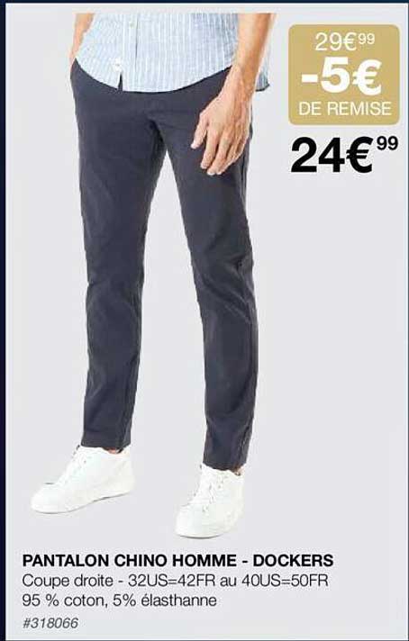 pantalon chino homme - dockers