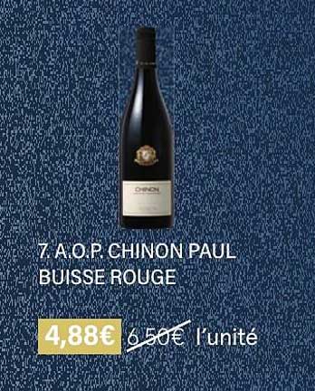a.o.p. chinon paul buisse rouge