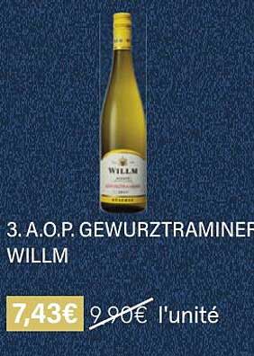 a.o.p. gewurztraminer willm