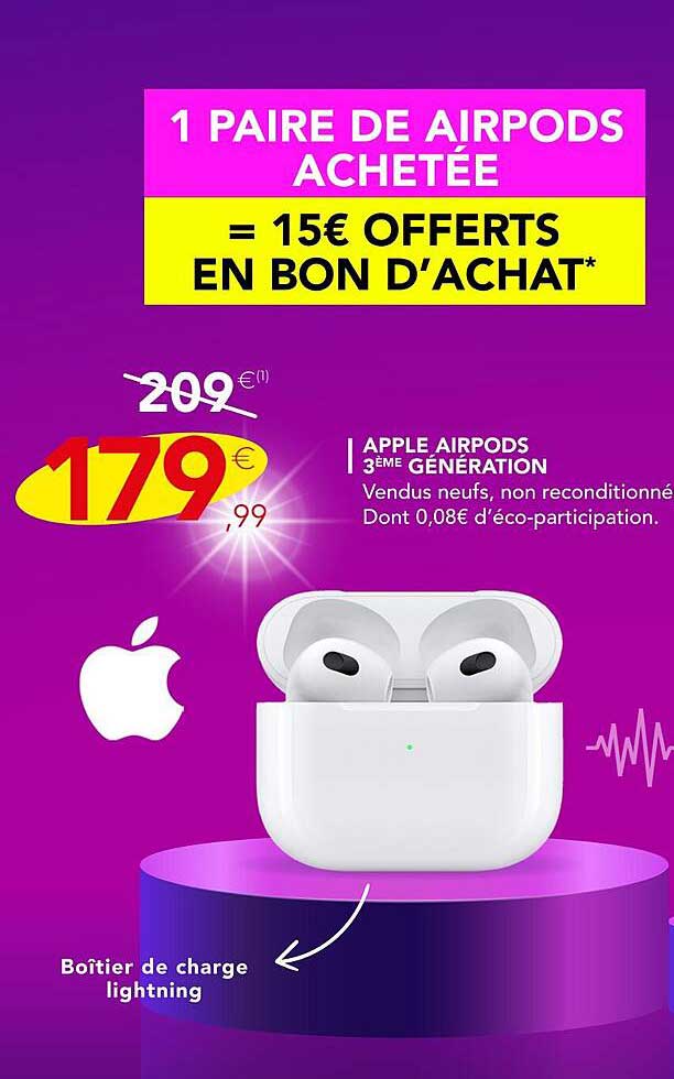 Apple Airpods 3ème Génération