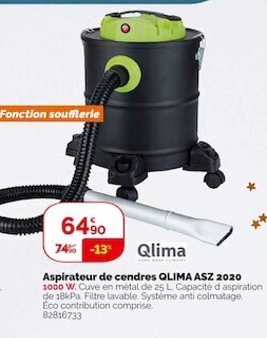 aspirateur de cendres qlima asz 2020