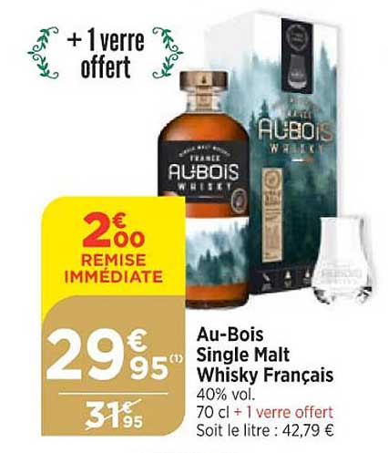 au-bois single malt whisky français