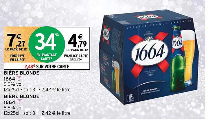 Bière Blonde 1664