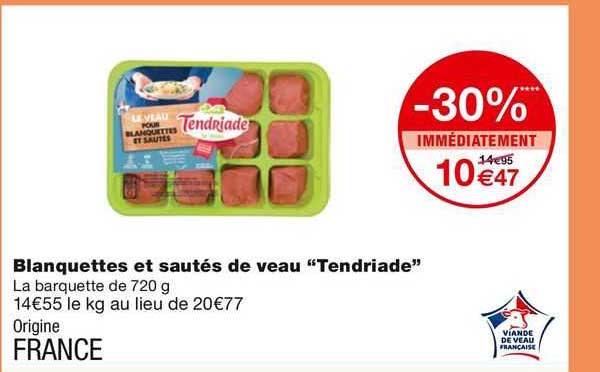 Blanquettes Et Sautés De Veau "tendriade"