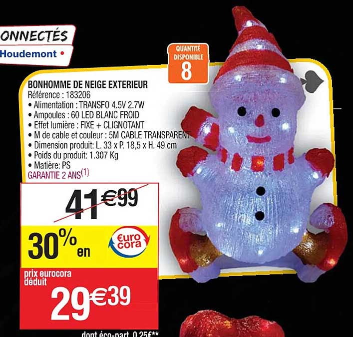 bonhomme neige extérieur