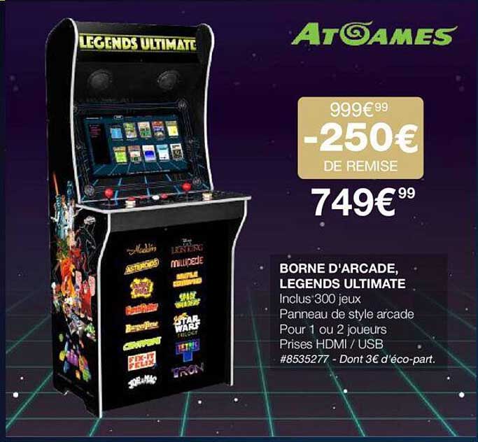 borne d'arcade, legends ultimate atoames