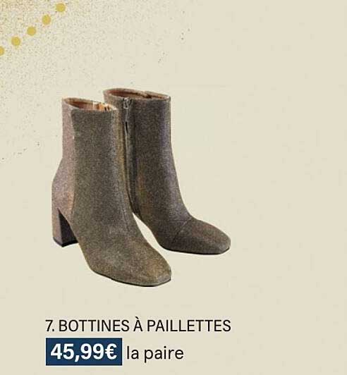 Bottines à Pailettes
