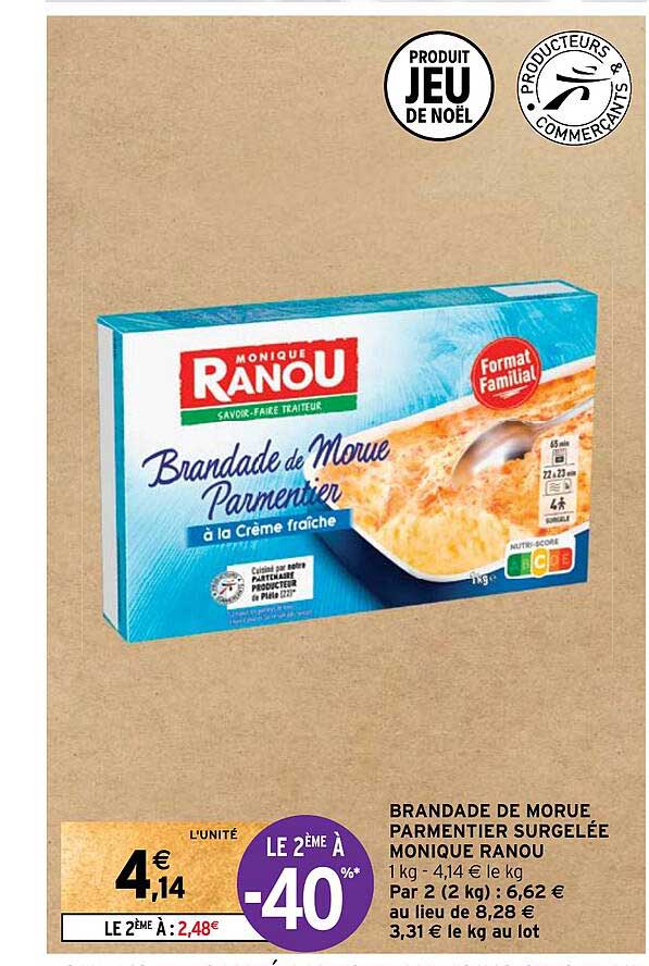 brandade de morue parmentier sirgelée monique ranou