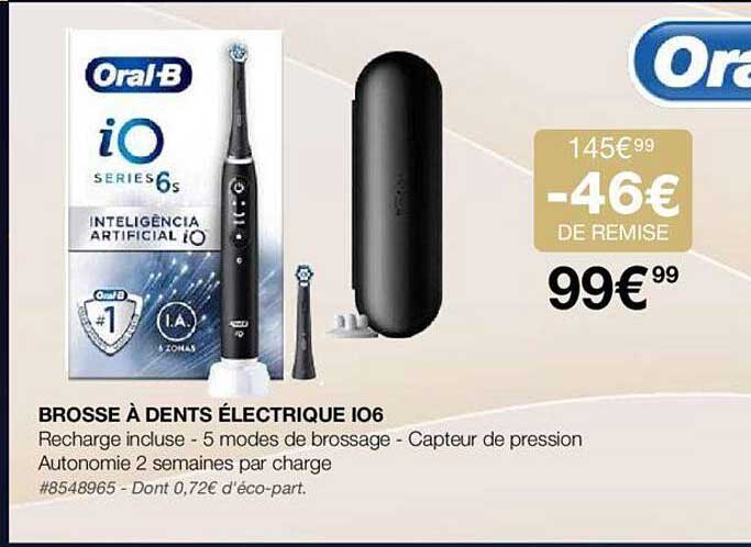 brosse à dents électrique io6 oral-b