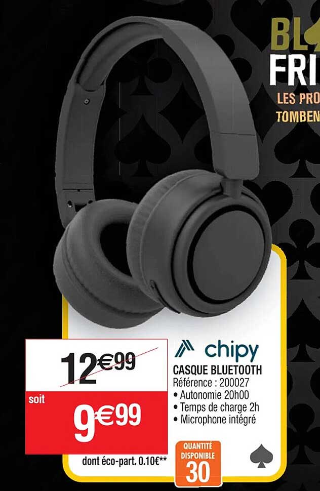 Casque Bluetooth Chipy