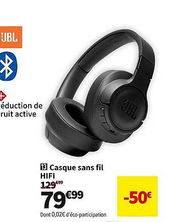 Casque Sans Fil Hifi Jbl