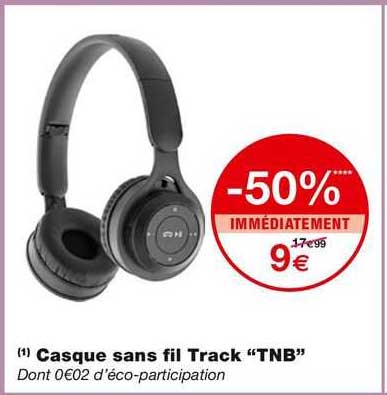 casques sans fil track "tnb"