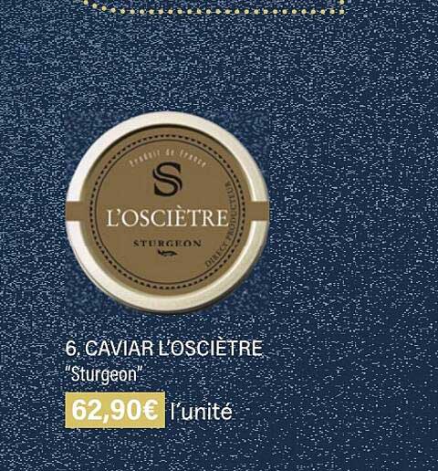 caviar l'osciètre "sturgeon"