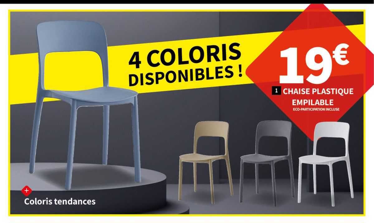 Chaise Plastique Empilable