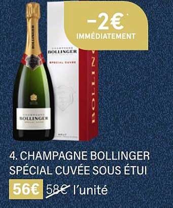 champagne bollinger spécial cuvée sous étui