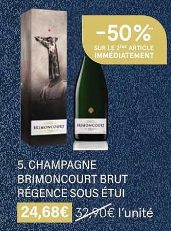 champagne brimoncourt brut régence sous étui