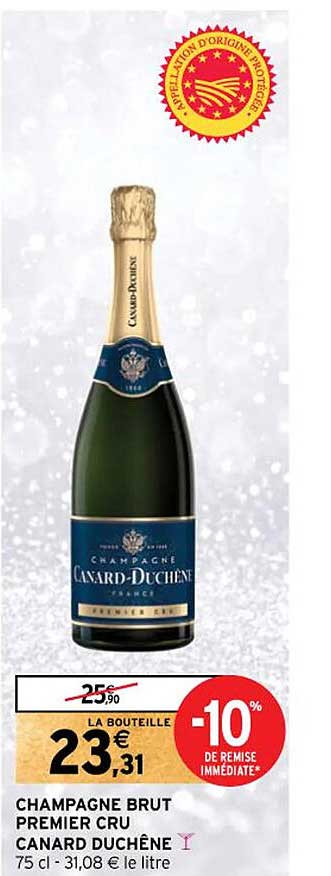 champagne  brut premier  cru  canard  duchêne