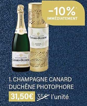 champagne canard duchêne photophore
