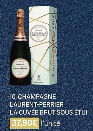 champagne laurent-perrier la cuvée brut sous étui