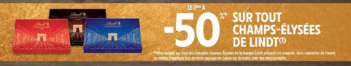 champs-élysées de lindt