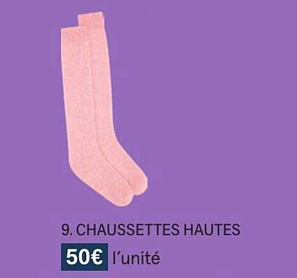 chaussettes hautes