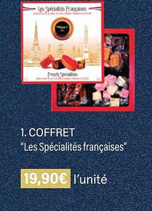 coffret "les spécialités françaises"