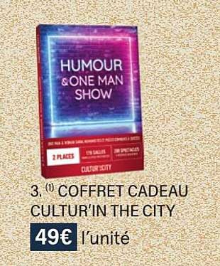 coffret cadeau cultur'in the city