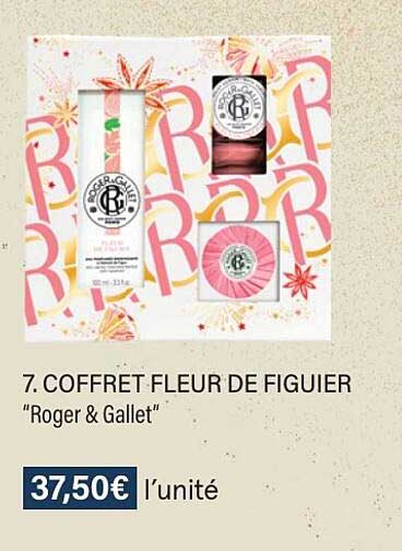 coffret fleur de figuier "roger & gallet"
