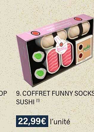 Coffret Funny Socks Sushi
