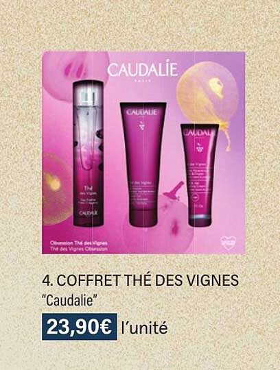 coffret thé des vignes "caudalie"