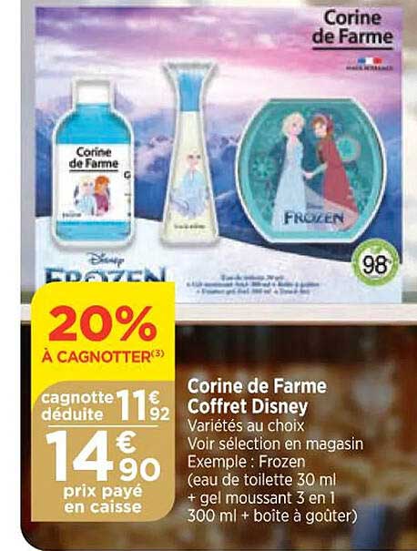 corine de farme coffret disney