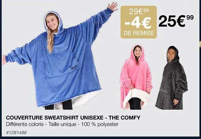 couverture sweatshirt unisexe - the comfy