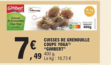 cuisses de grenouille coupe yoga "gimbert"