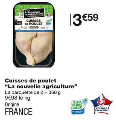 cuisses de poulet "la nouvelle agriculture"