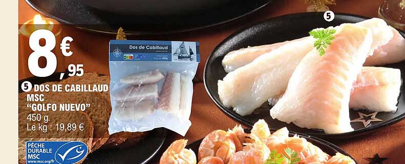 dos de cabillaud msc "golfo nuevo"