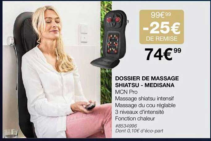 dossier de massage shiatsu - medisana