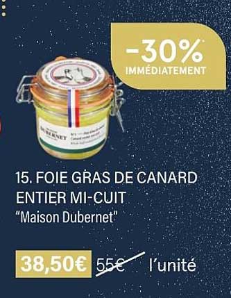 foie gras de canard entier mi-cuit "maison dubernet"